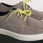 Cole Haan Gray Suede Leather Boat Shoe LaceUp Loafer Size 12 = Free USA shipping