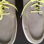 Cole Haan Gray Suede Leather Boat Shoe LaceUp Loafer Size 12 = Free USA shipping