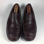 Cole Haan Loafers Slip On US 9M Vietnam Brown Leather Mens Shoes