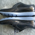 100% Auth. Brand New Cole Haan Lunargrand Wingtip sz 9.5m Orig. $228