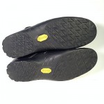 Mens Shoes Cole Haan 9.5 M Black Leather Vibram Loafers Rubber CASUAL C04519
