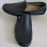 NWB $195 HUGO BOSS FASHION CASUAL DRESS Shoes Mens BLACK LEAHER UPPER SIZ 11.5 M