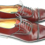 Cole Haan Cherry Burgundy Cap Toe Oxford Dress Shoes Sz 10.5D Excellent Custom
