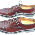Cole Haan Cherry Burgundy Cap Toe Oxford Dress Shoes Sz 10.5D Excellent Custom
