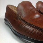 Cole Haan Slip on Loafers US 8.5M Leather Brown Mens Shoes