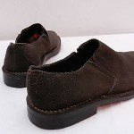 Mens 10.5 COLE HAAN Country Brown Suede Slip On Casual Dress Loafers Shoes