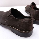 Mens 10.5 COLE HAAN Country Brown Suede Slip On Casual Dress Loafers Shoes
