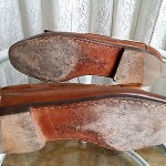 Cole Haan Country Brown Brazil Handsewn Leather Loafers w/ Fringed Tassels 9.5 D