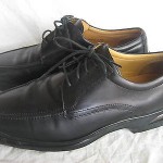 COLE HAAN Nike Air Mens BLACK Shoes  9.5  Bicycle Toe Oxfords Excellent