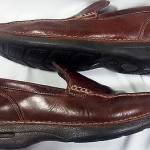 COLE HAAN NIKE AIR 9 M Men’s Brown Leather Casual Dress Loafers Slip On Shoes