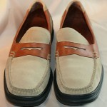 Men’s Cole Haan Brown Suede Leather Slip On Loafer Nike Air Out Sole Size 13 M