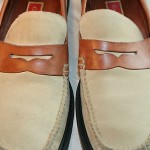 Men’s Cole Haan Brown Suede Leather Slip On Loafer Nike Air Out Sole Size 13 M