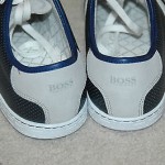 HUGO BOSS MICKS Navy/White Fashion Sneakers Size US 11 NIB $198