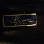 Bragano Cole Haan Mens Black & Brown Woven Slip On Leather Loafers Size 10 M