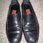 COLE HAAN BLACK LOAFER SHOES  SIZE 9M