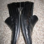 COLE HAAN BLACK LOAFER SHOES  SIZE 9M