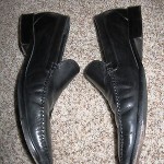 COLE HAAN BLACK LOAFER SHOES  SIZE 9M