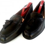 Mens COLE HAAN Bragano Brown Tassel Leather Slip On Loafers Shoes Sz 9 W  EUC