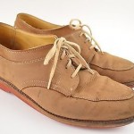 COLE HAAN Men’s Brown/Tan Suede Oxfords Moc SHOES Size 10.5 D/B Made in USA