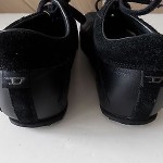DIESEL WISH US 8 BLACK LEATHER CASUAL SHOES/SNEAKERS