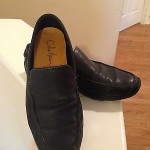 Men’s Cole Haan Nike Air Loafers Shoes 9.5 M Black Driving Moccasins