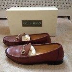 Vintage Cole Haan Leather Bit Loafers BROWN