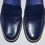Cole Haan Lunargrand Penny Loafers, Leather Upper, Peacoat/Cobalt, 10 M, New