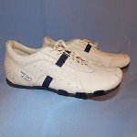 Mens Diesel Saville White Leather Upper Athletic Casual Shoes Size 10.5