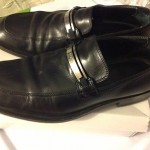 HUGO BOSS Black Leather Casual Men’s Shoe Sz 8.5