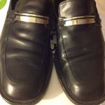 HUGO BOSS Black Leather Casual Men’s Shoe Sz 8.5