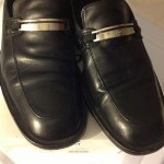 HUGO BOSS Black Leather Casual Men’s Shoe Sz 8.5