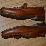 COLE HAAN MENS BROWN LEATHER TASSLE LOAFER DRIVING SHOES SZ 10 D