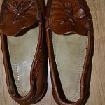 COLE HAAN MENS BROWN LEATHER TASSLE LOAFER DRIVING SHOES SZ 10 D