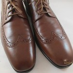 HUGO BOSS Brown ‘Matano’ Wingtip Oxford Size 13 $275