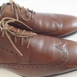 HUGO BOSS Brown ‘Matano’ Wingtip Oxford Size 13 $275