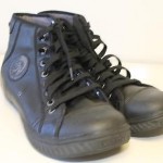DIESEL *NEW* #93243 “Hayvn” Mens 12 45 Black Leather High Top Sneakers Shoes yz