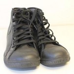 DIESEL *NEW* #93243 “Hayvn” Mens 12 45 Black Leather High Top Sneakers Shoes yz