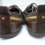 BOSS HUGO BOSS BROWN MESH & LEATHER COMBO FASHION SNEAKER SIZE 43 EU 10 US
