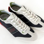Hugo Boss Green Men’s Sneakers Light Ness Medium Blue 50261722 420 New Authentic