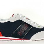 Hugo Boss Green Men’s Sneakers Light Ness Medium Blue 50261722 420 New Authentic