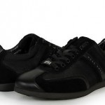 Hugo Boss Green Men’s Sneakers Stiven Black 50247608 001 New With Box Authentic