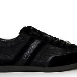 Hugo Boss Green Men’s Sneakers Stiven Black 50247608 001 New With Box Authentic