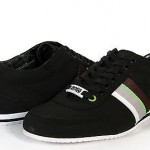 Hugo Boss Green Men’s Sneakers Victoire Station Black 50261694 001 New Authentic