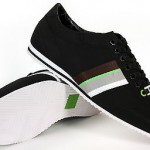 Hugo Boss Green Men’s Sneakers Victoire Station Black 50261694 001 New Authentic