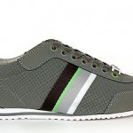 Hugo Boss Green Men’s Sneakers Victoire Station Grey 50261694 030 New Authentic