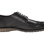 BOSS by Hugo Boss BLACK NEVORS men’s wingtips NEW IN BOX black leather size 10