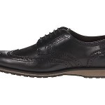 BOSS by Hugo Boss BLACK NEVORS men’s wingtips NEW IN BOX black leather size 10