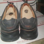 CLARKS UNSTRUCTURED BLACK LEATHER SHOES OXFORDS “NEW” NO BOX US 10.5 M