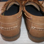 TIMBERLAND MENS TAN LEATHER BOAT DECK LOAFERS CASUAL SHOES SIZE 11.5 M US