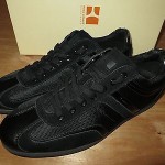 HUGO BOSS ORANGE  Label Silvans Leather SHOES SNEAKERS Size 11 US